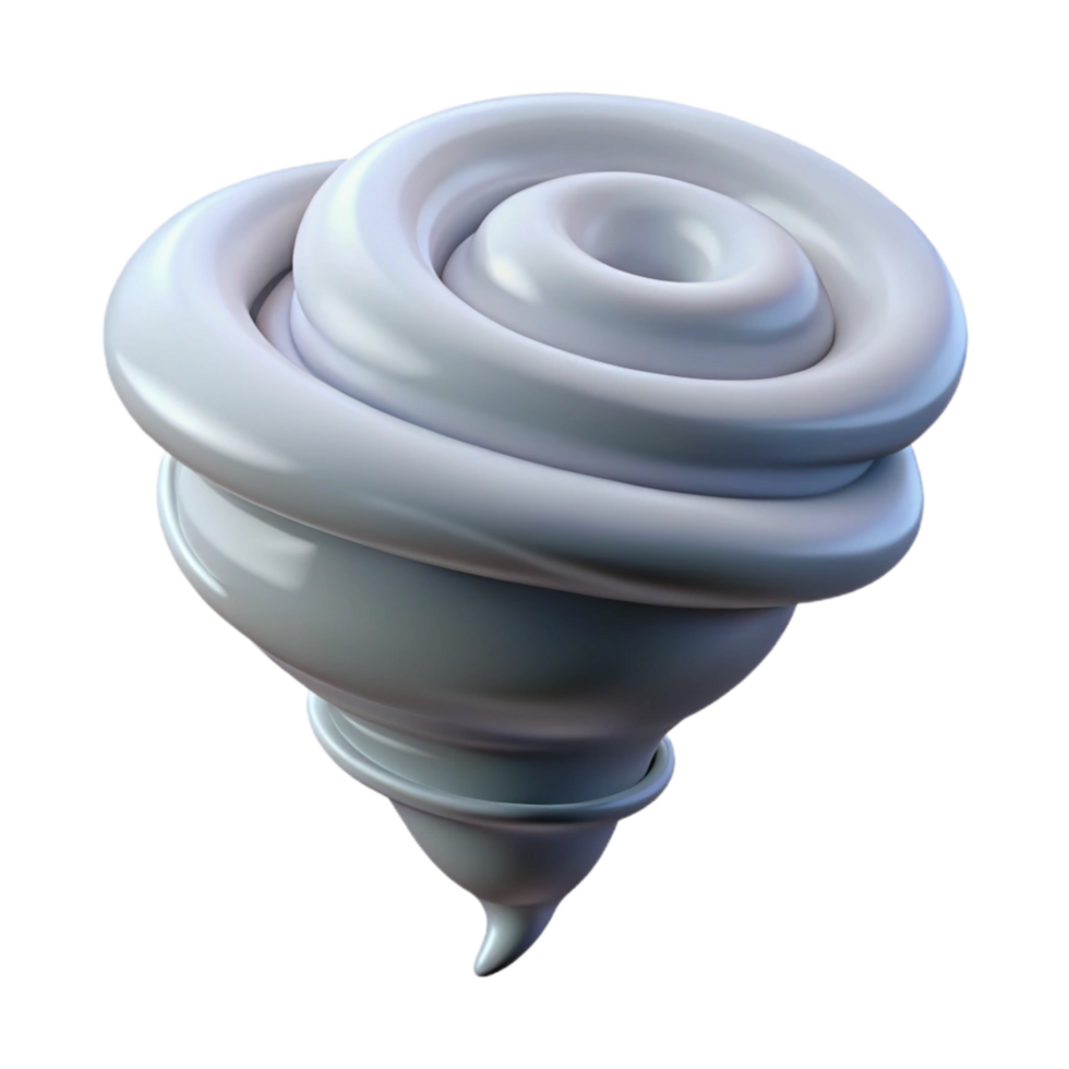 beautiful creative Waterspout Rotating Rapidly White Transparent Background high resolution png