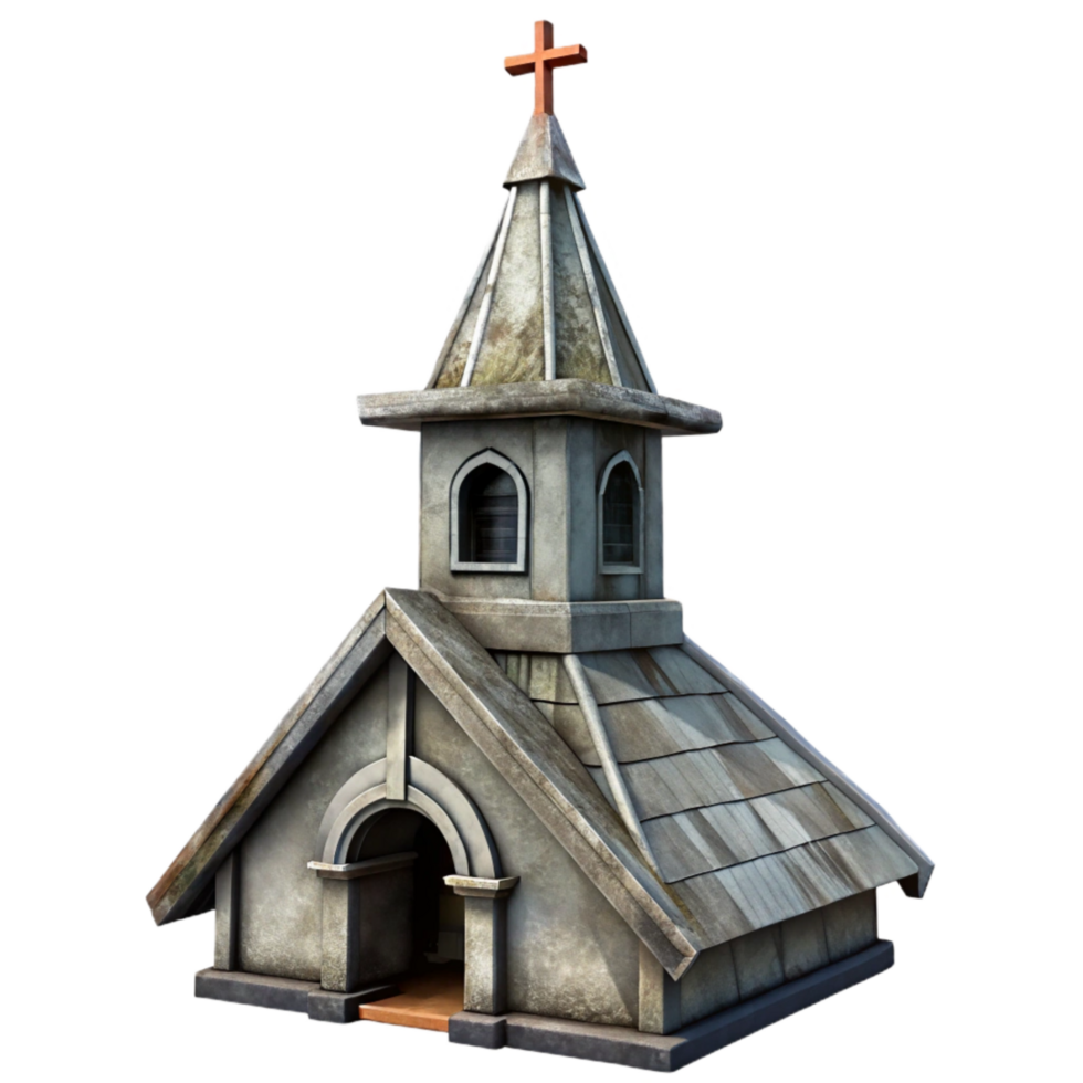 beautiful abstract Weatherbeaten Church Steeple Dramatic Angle Isolated exclusive png