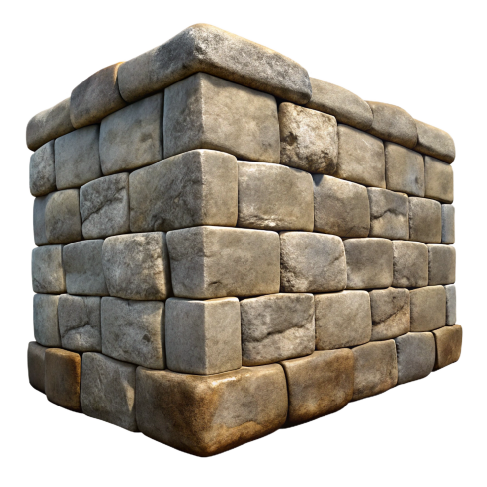 extraordinary classic Weathered Stone Wall Texture Cutout authentic png