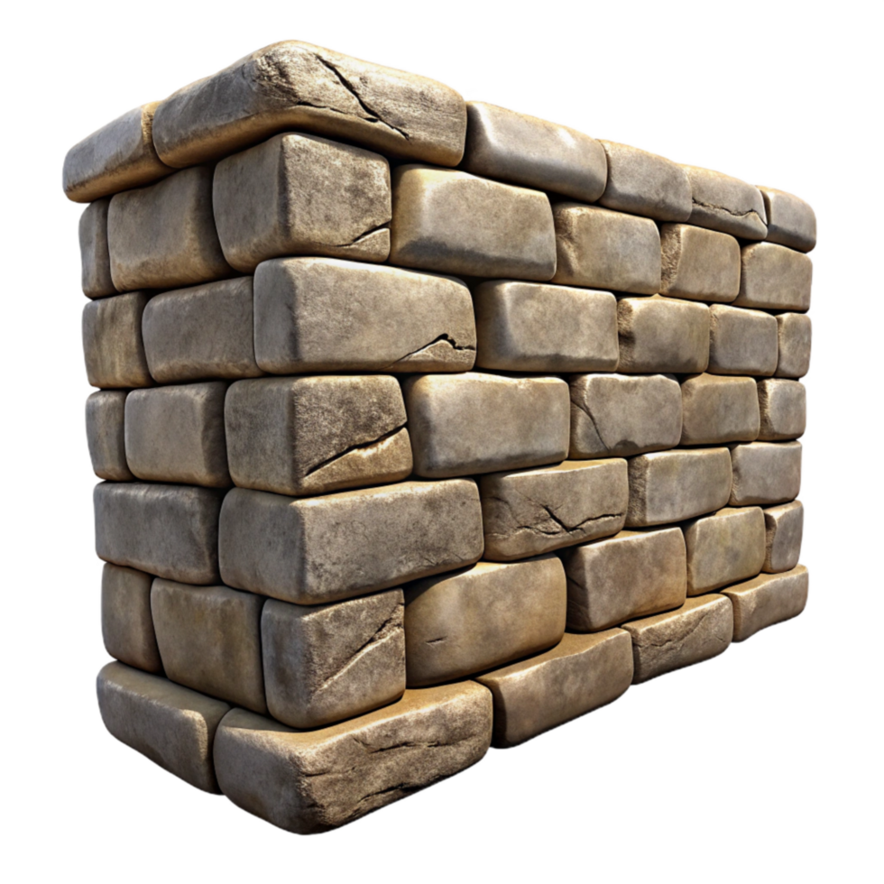 beautiful vintage Weathered Stone Wall Texture Cutout high resolution png