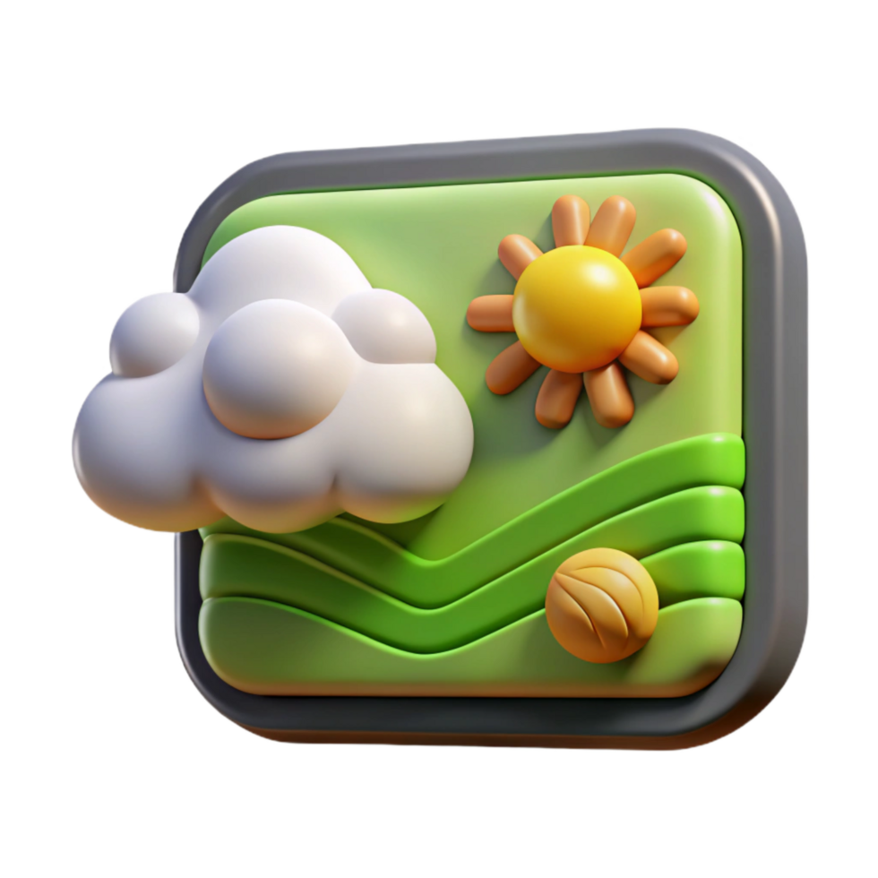 vibrant contemporary Weather Forecast Display for Farming Cutout authentic png