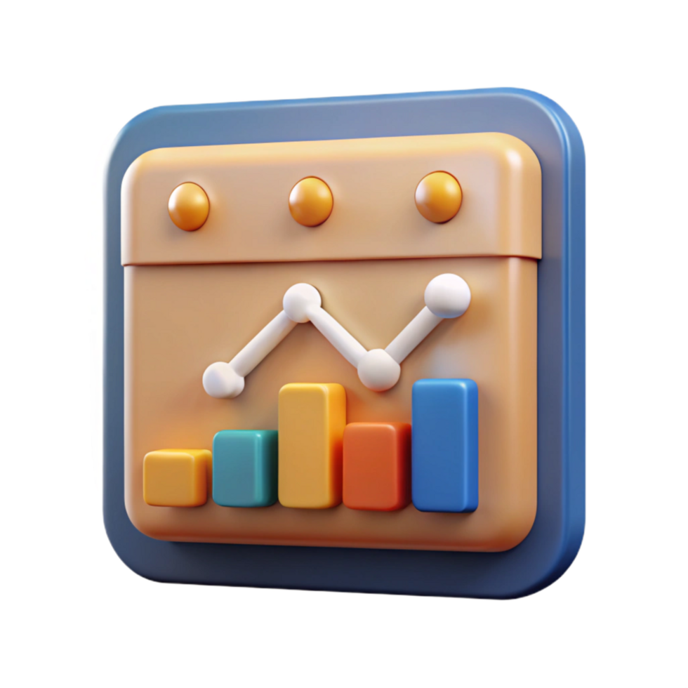 dramatic vintage Web Analytics Icon Graph Chart Cutout exclusive png