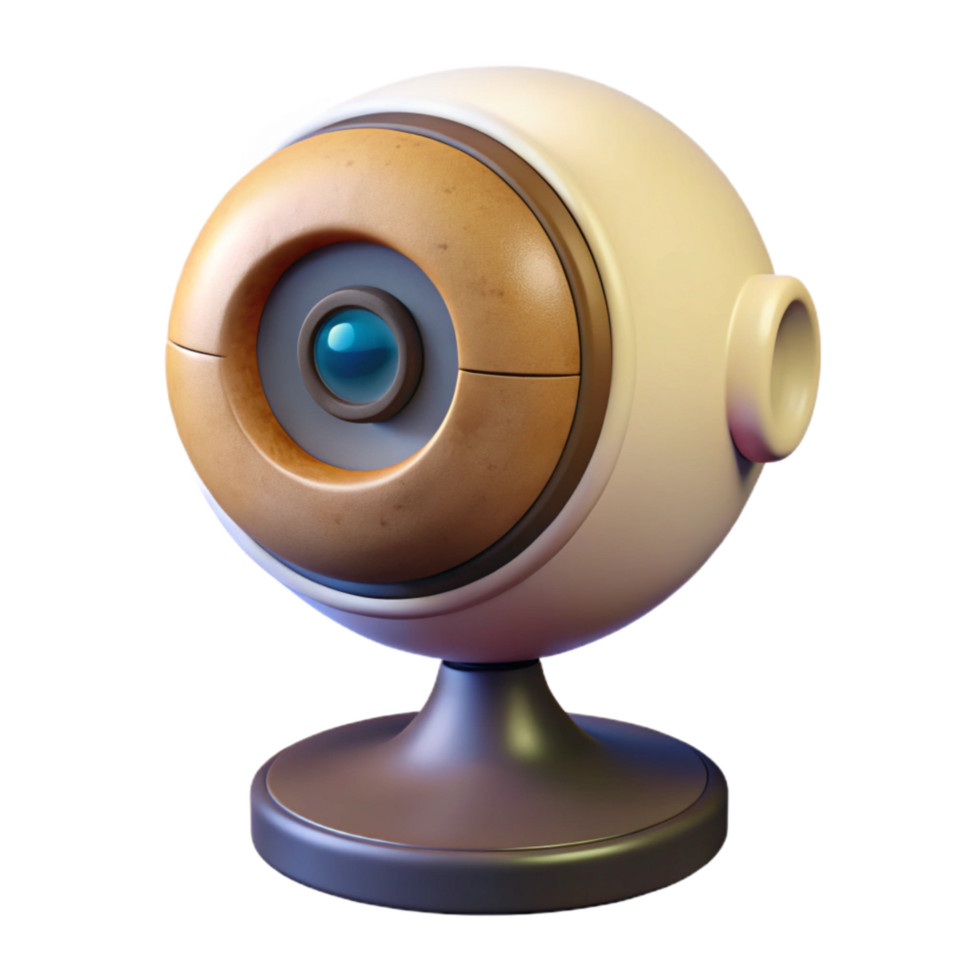 impressive modern Webcam Top View Transparent Background authentic png