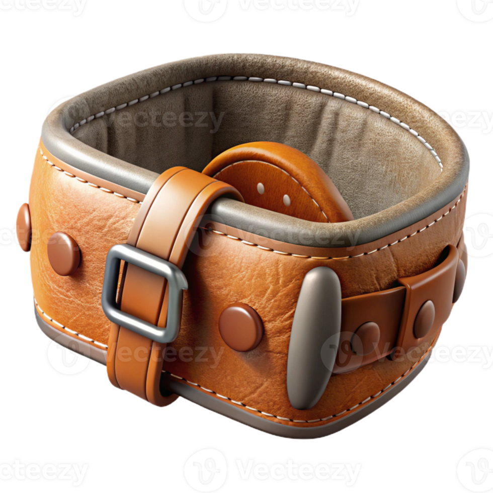 beautiful rustic Weightlifting Belt Leather Texture Cutout png