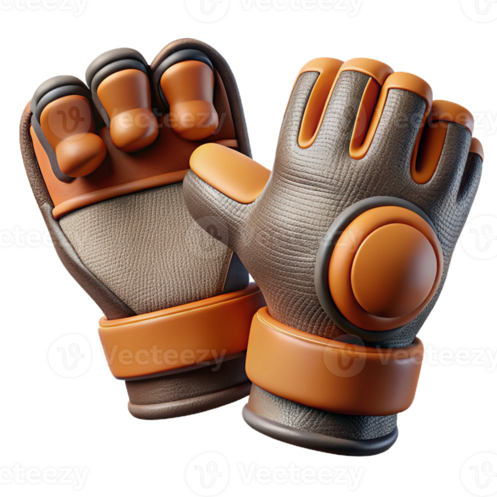 elegant artistic Weightlifting Gloves Close Up Detail Cutout png
