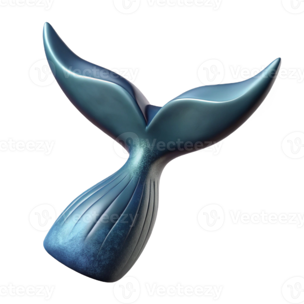 stunning abstract Whale Tail Fluke Isolated detailed png