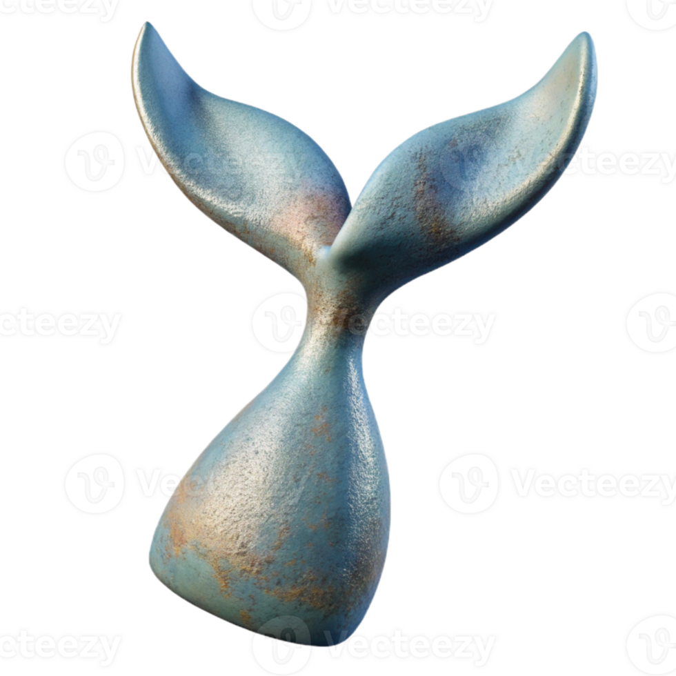 extraordinary abstract Whale Tail Fluke Isolated authentic png