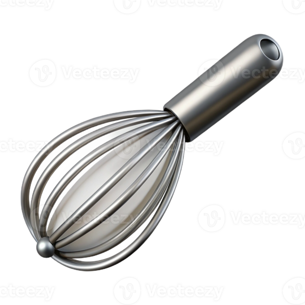 elegant abstract Whisk Metal Chrome Isolated original png