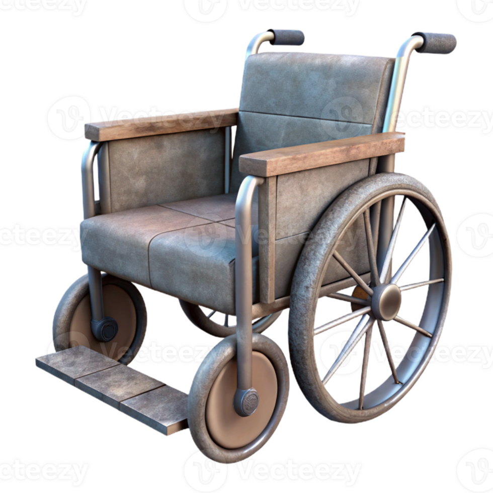 magnificent vintage Wheelchair Medical Device Side View Cutout exclusive png