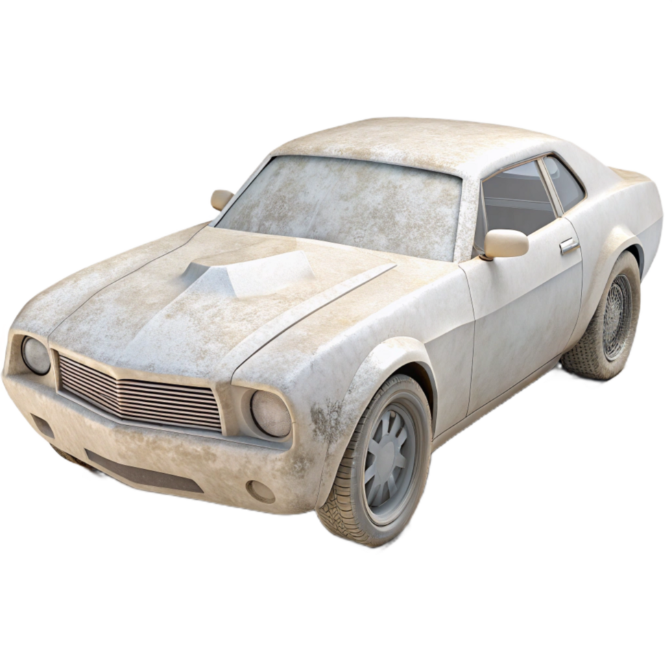 impressive traditional White Coupe Front Angle Isolated original png