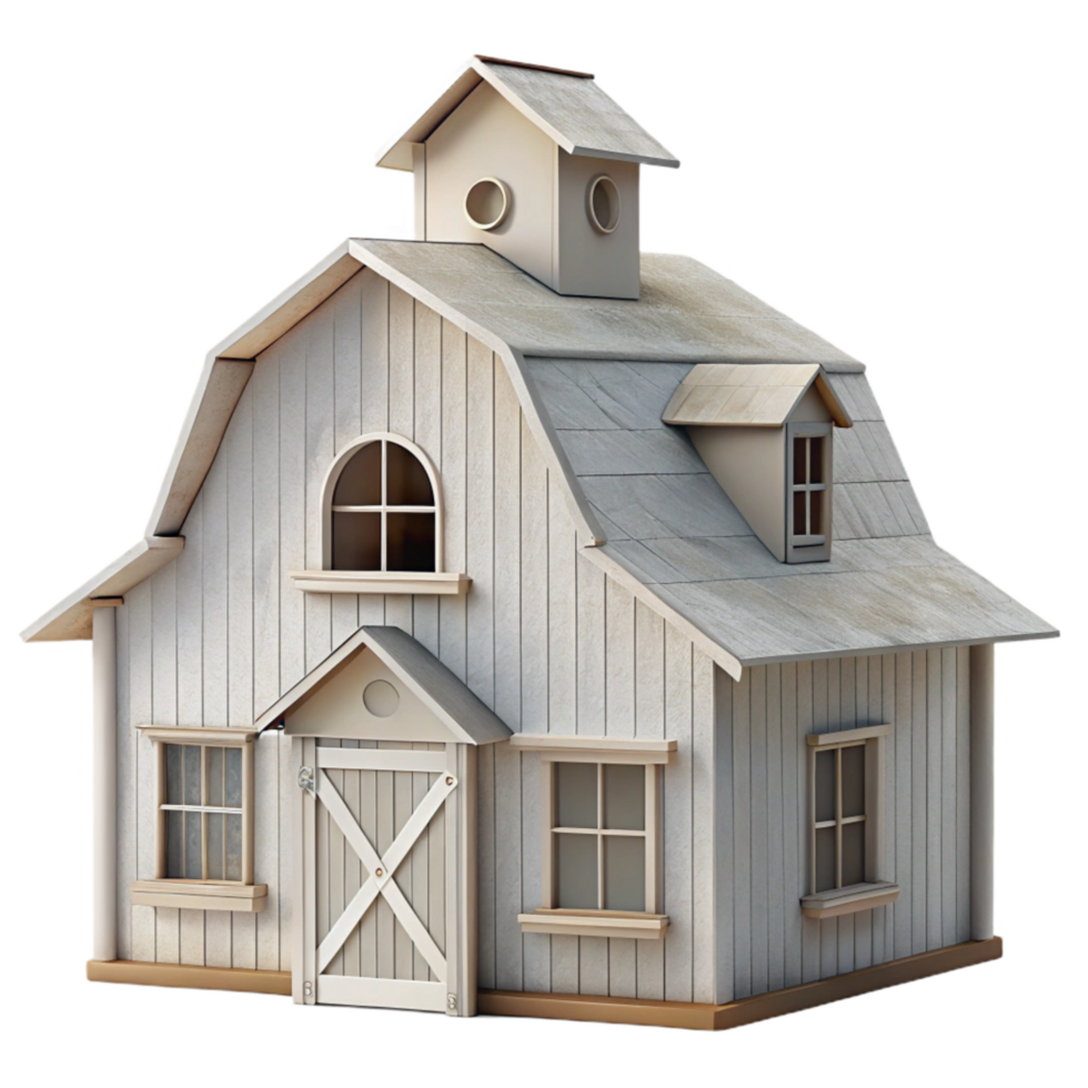 wonderful rustic White Farmhouse Cutout Transparent Background professional png