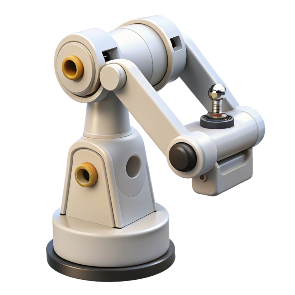 wonderful rustic White Industrial Robot with Touchscreen Cutout high quality png