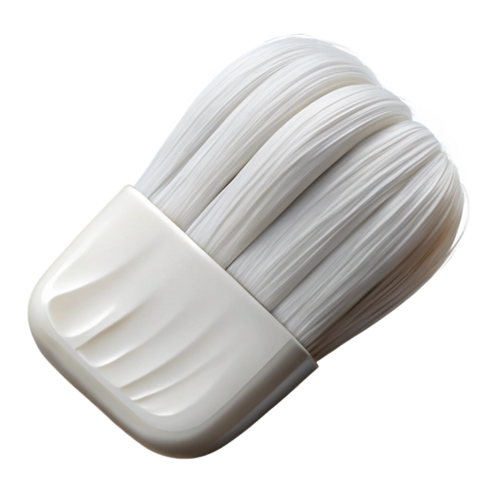 wonderful abstract White Paint Brush Strokes Isolated on Transparent Background png