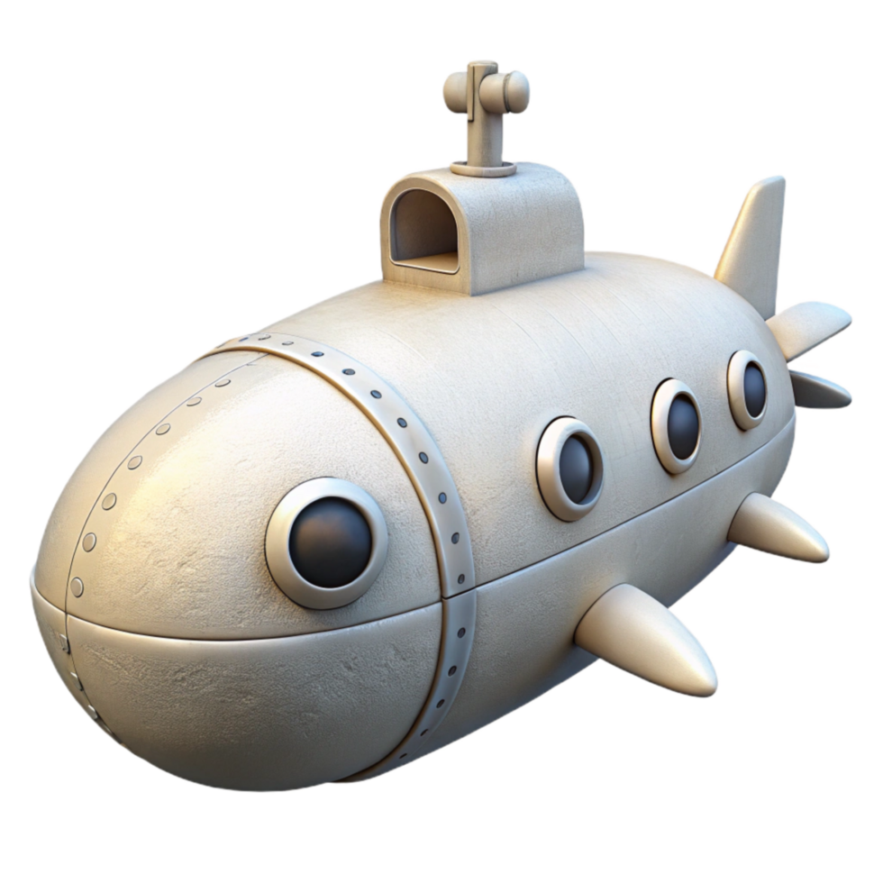 wonderful rustic White Personal Submarine Cutout professional png