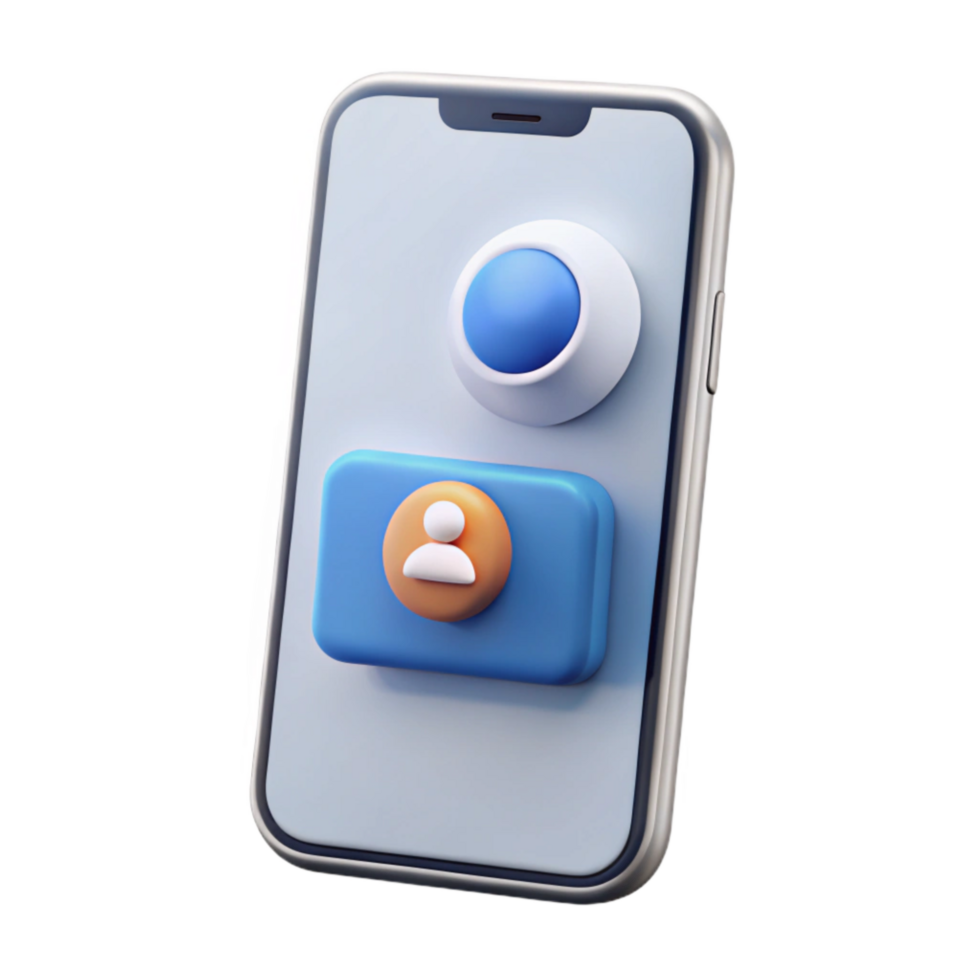 extraordinary rustic White Smartphone Showing Call Screen Cutout Element original png