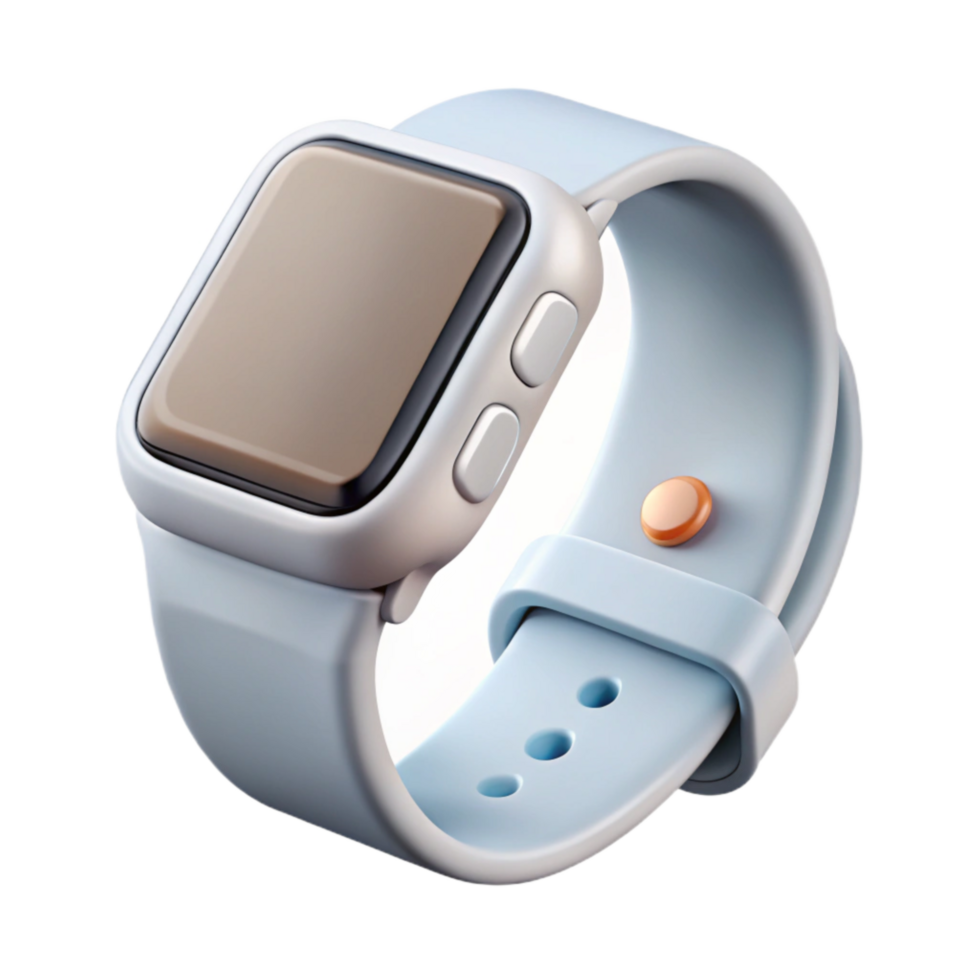 magnificent creative White Smartwatch with Fitness Tracker Cutout with Display Data professional png