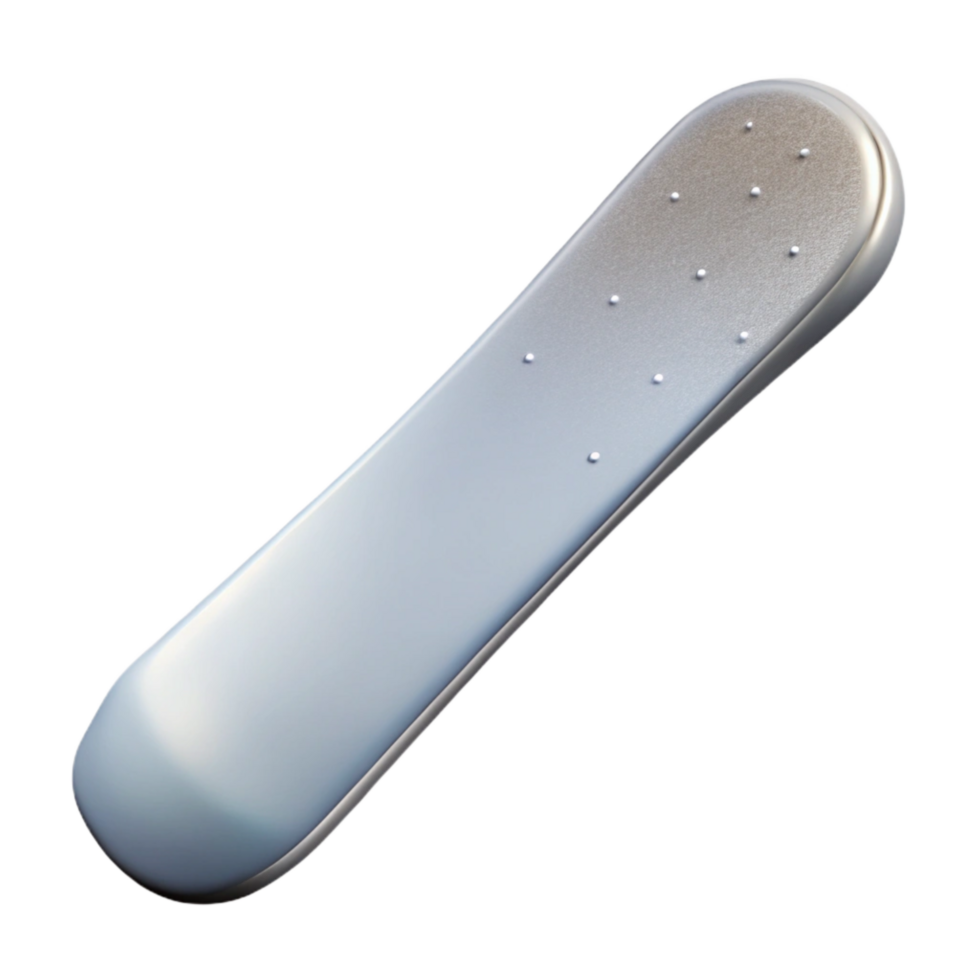 extraordinary modern White Snowboard Bottom View authentic png