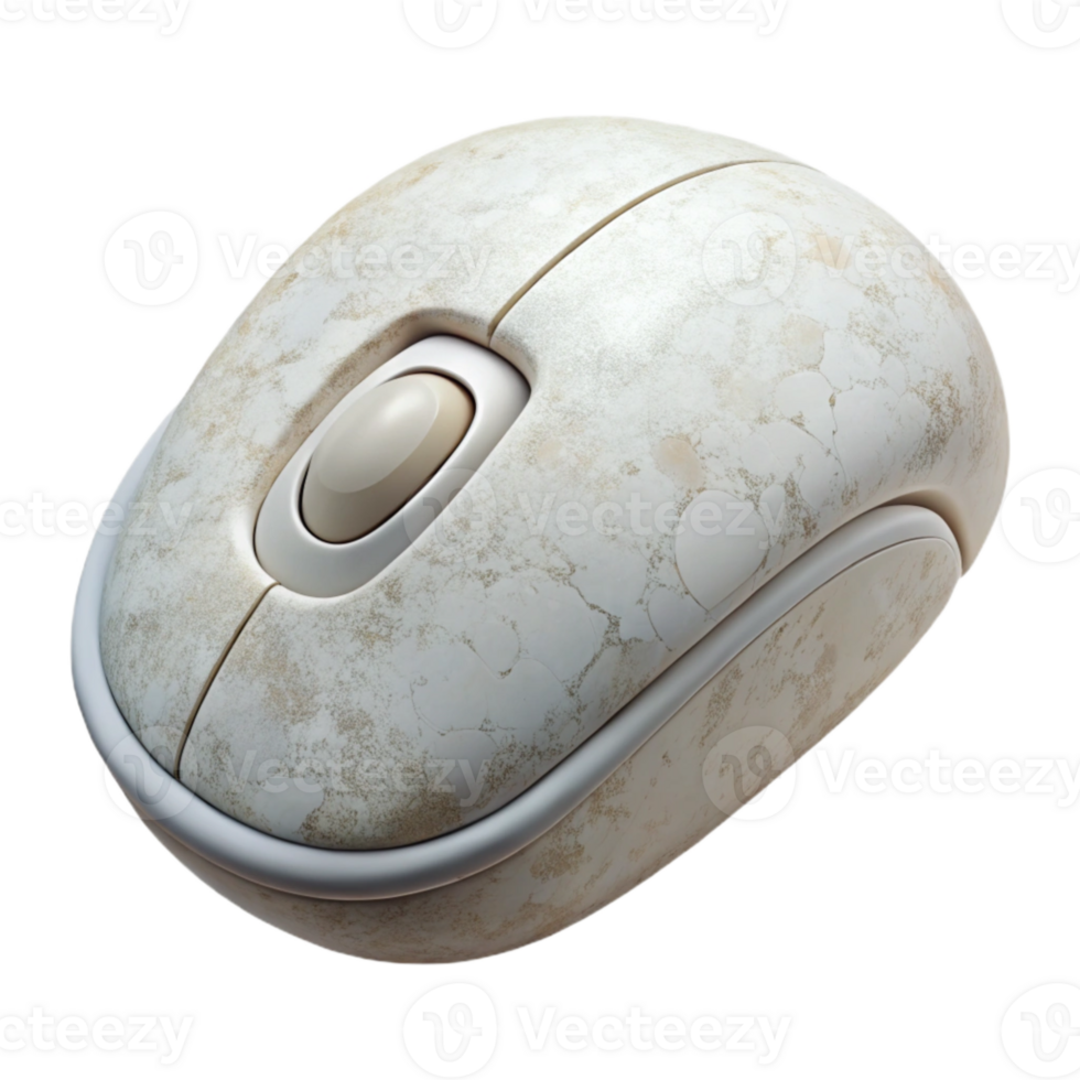 extraordinary contemporary White Wireless Mouse with Scroll Wheel Cutout Element png