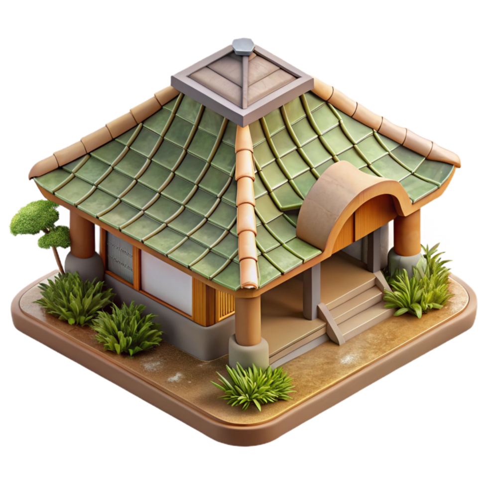 elegant classic Wildlife Rehab Center Roof View Cutout genuine png