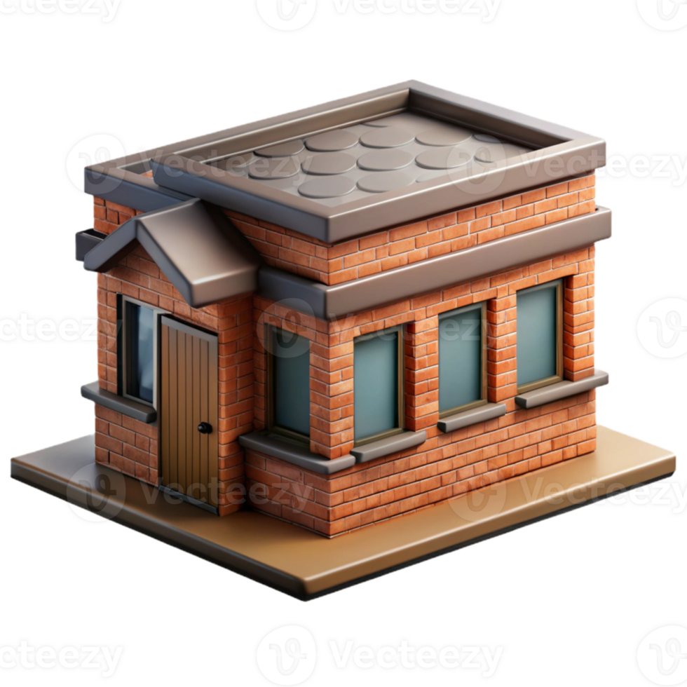 wonderful artistic Wildlife Rehabilitation Building Brick Texture Transparent Background premium png