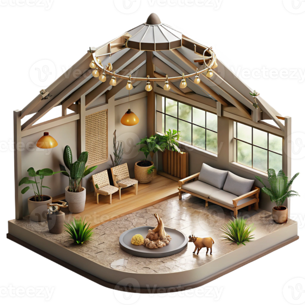 wonderful minimalist Wildlife Rehabilitation Center Interior Sunlight Background exclusive png