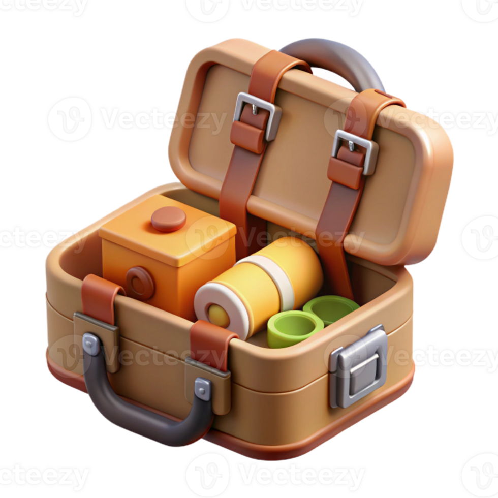 extraordinary contemporary Wildlife Rescue Kit Open View Isolated png