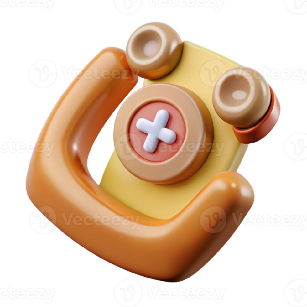 serene modern Wildlife Rescue Phone with Emergency Number Isolated high resolution png