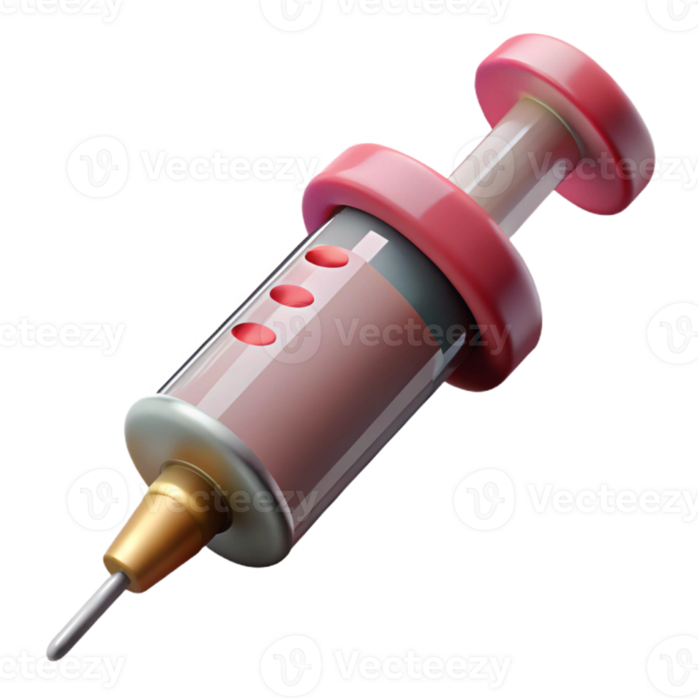 dramatic contemporary Wildlife Rescue Syringe Close Up Transparent Cutout original png