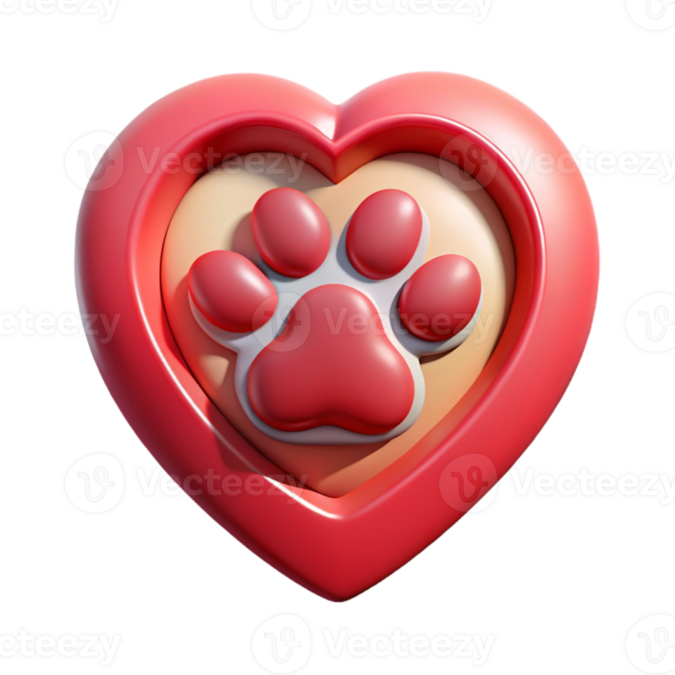 extraordinary traditional Wildlife Rescue Symbol Heart Shape Cutout authentic png