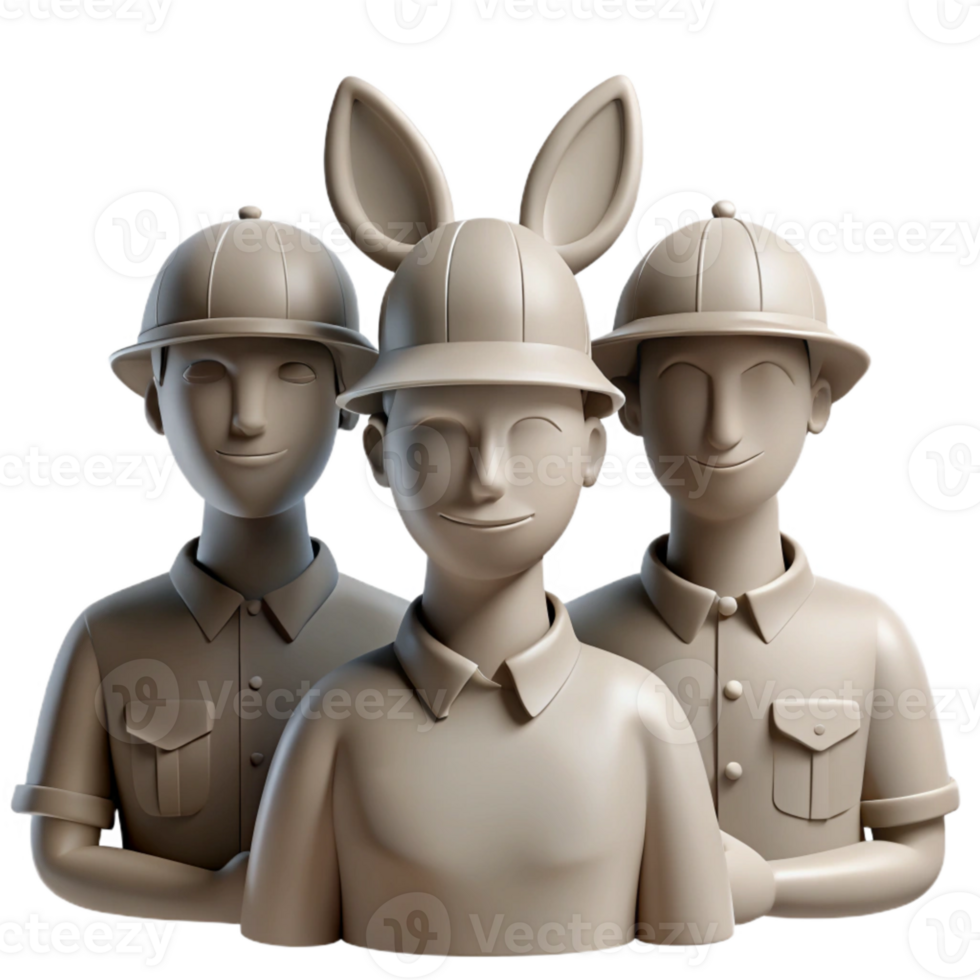 dramatic traditional Wildlife Rescue Team Silhouette Cutout original png