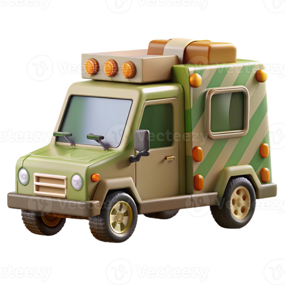 wonderful traditional Wildlife Rescue Vehicle Side View Transparent Background premium png