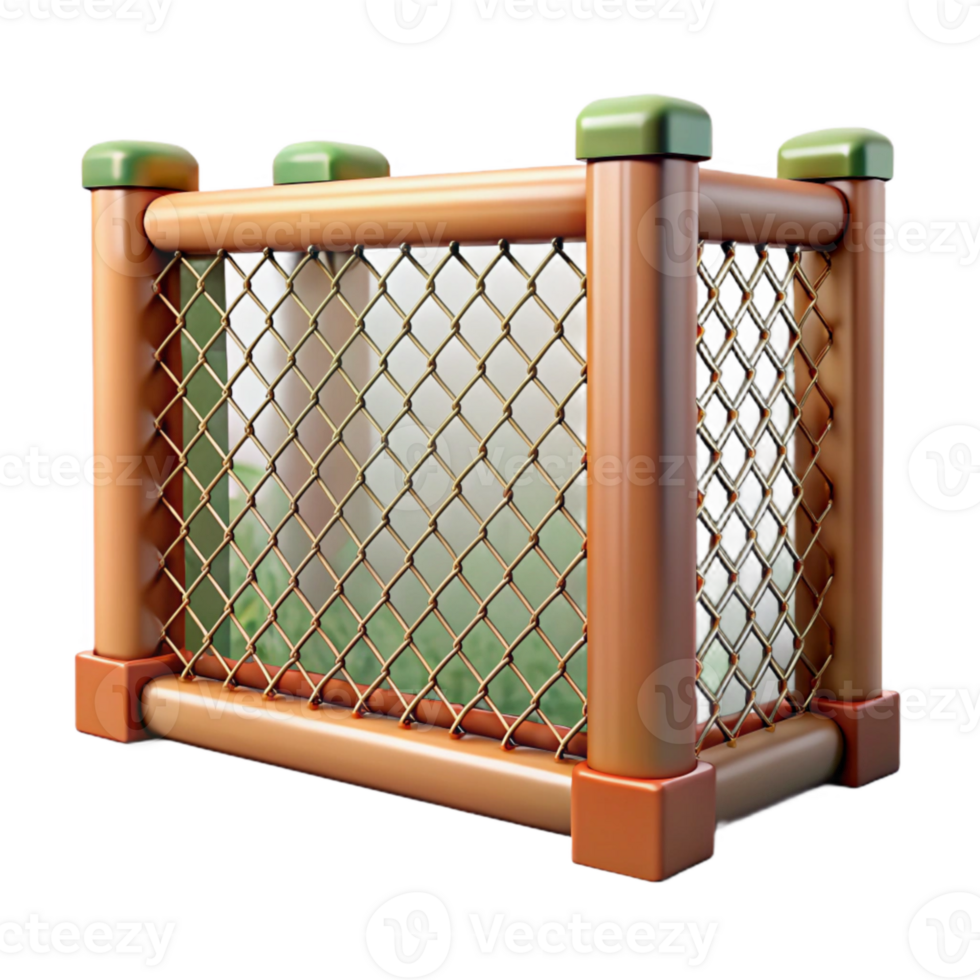 impressive traditional Wildlife Sanctuary Fence Wire Mesh Transparent Background detailed png
