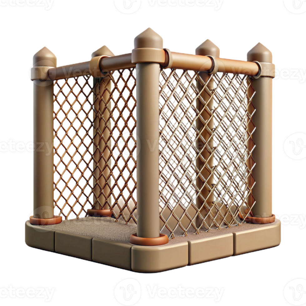 impressive classic Wildlife Sanctuary Fence Wire Mesh Transparent Background detailed png