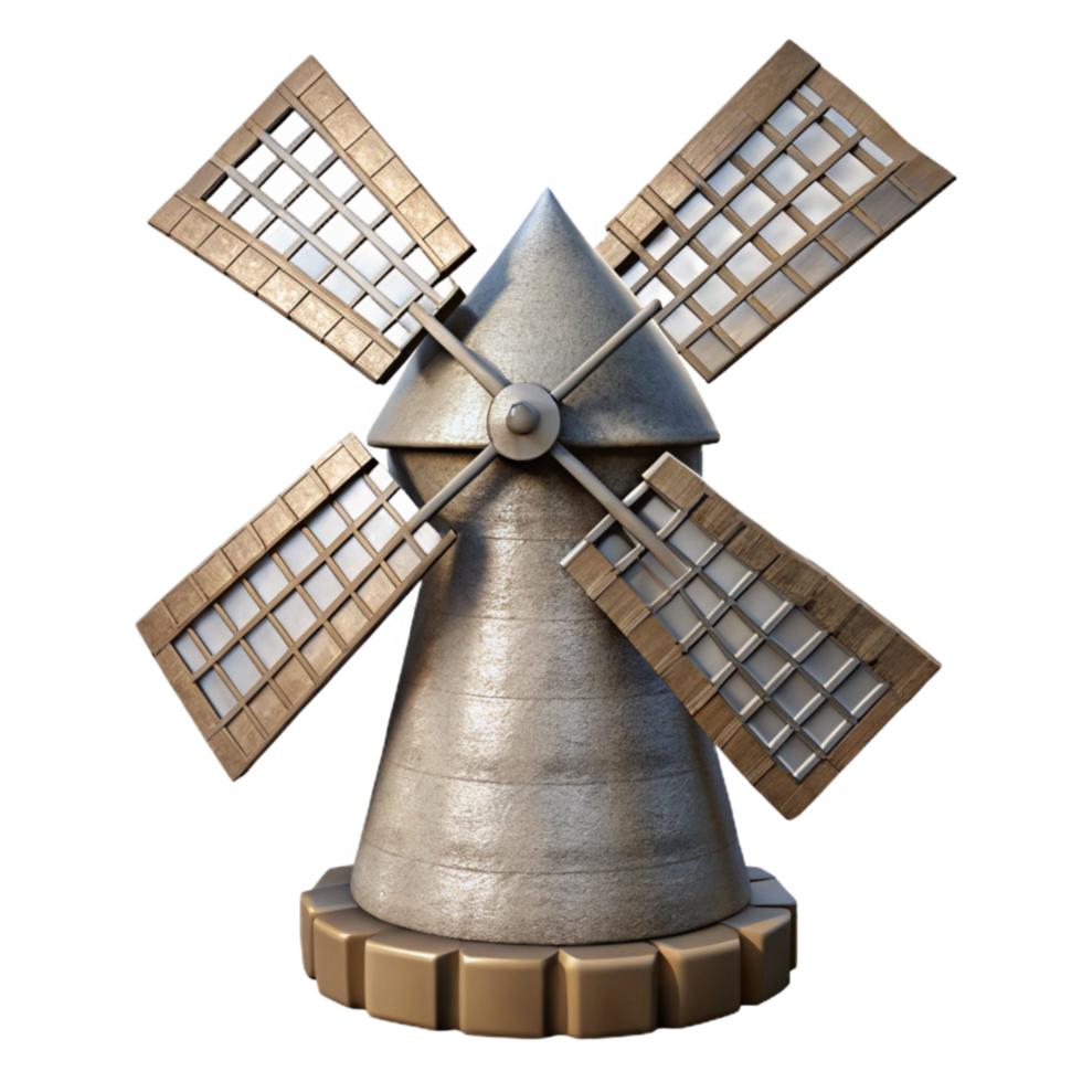 impressive abstract Windmill Silhouette Transparent professional png