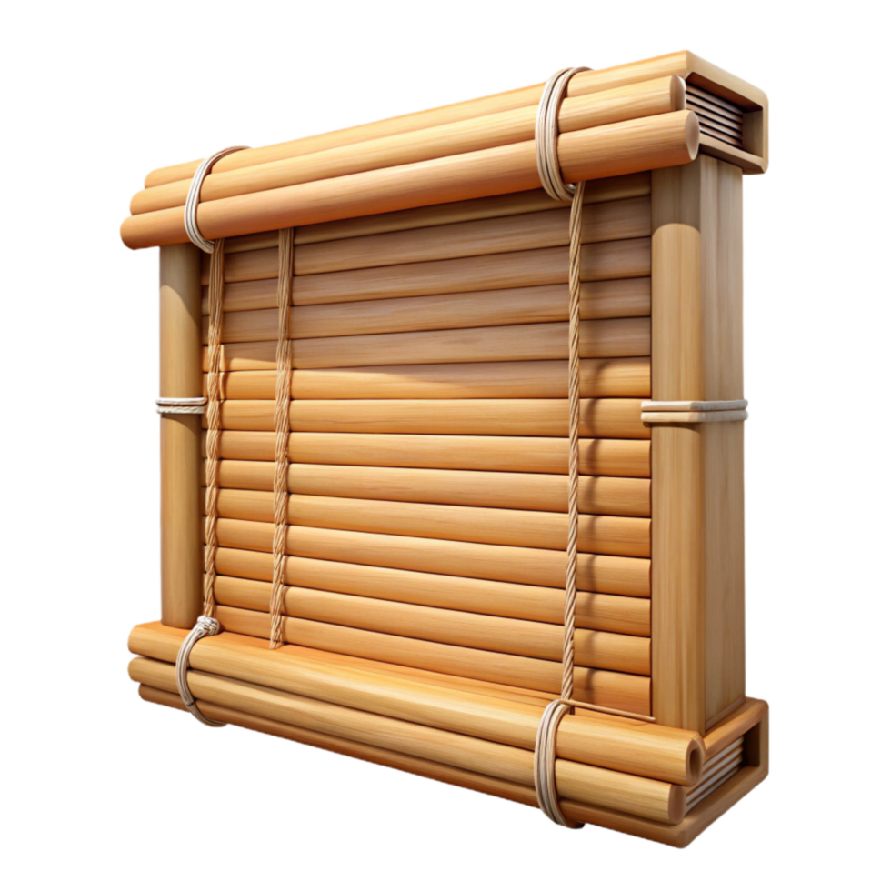wonderful contemporary Window Blinds Bamboo Material Transparent Background professional png