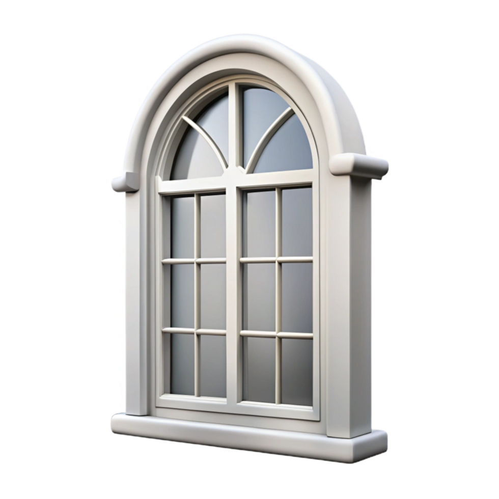 stunning abstract Window Frame White Paint Transparent Background png