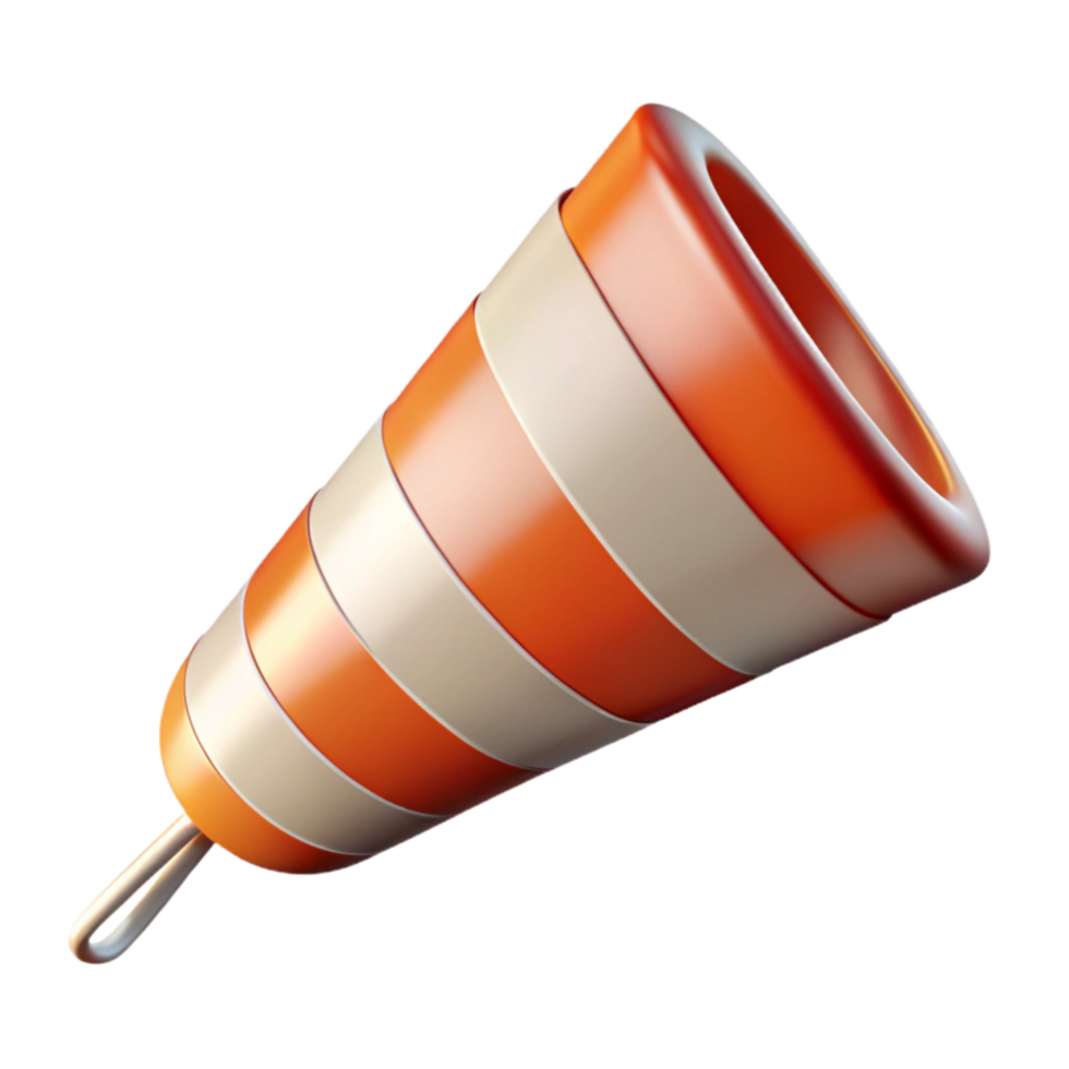 elegant minimalist Windsock Transparent with Stripes high resolution png