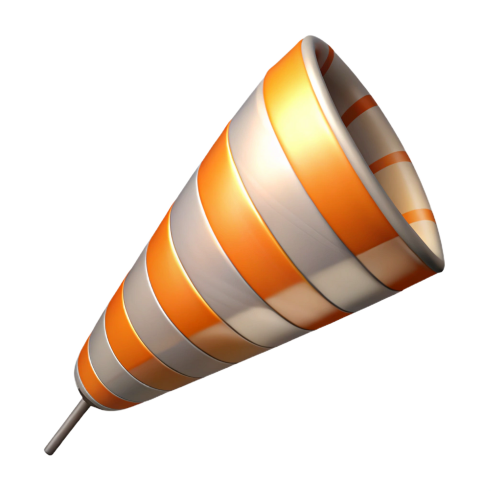 magnificent modern Windsock Transparent with Stripes high resolution png