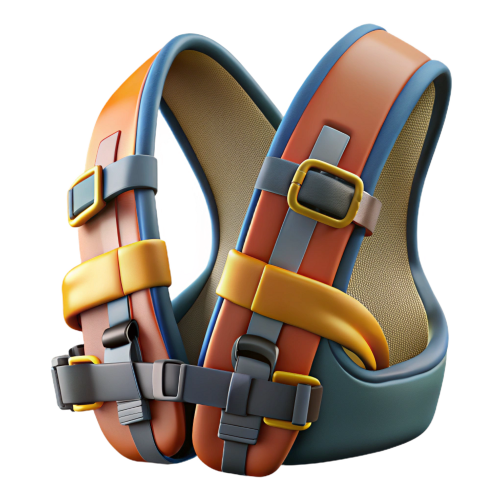 magnificent contemporary Windsurfing Harness Straps and Buckles Isolated high resolution png