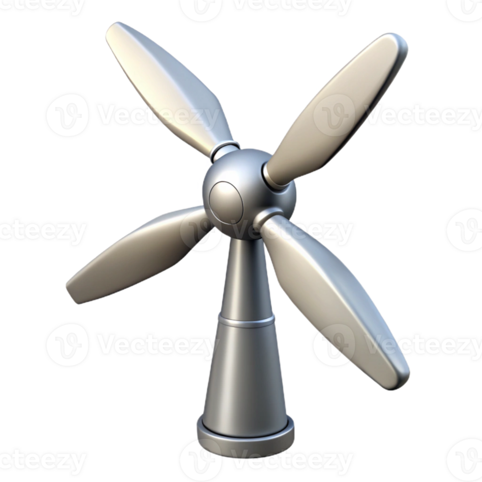 extraordinary artistic Wind Turbine Blades Rotating Isolated Element png