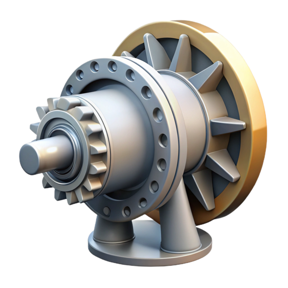 wonderful creative Wind Turbine Gearbox Diagram Isolated premium png