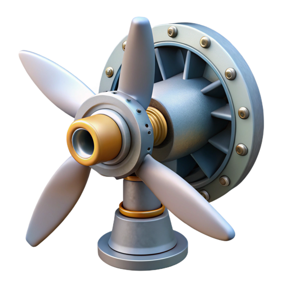 extraordinary modern Wind Turbine Gearbox Closeup Cutout Transparent Background authentic png