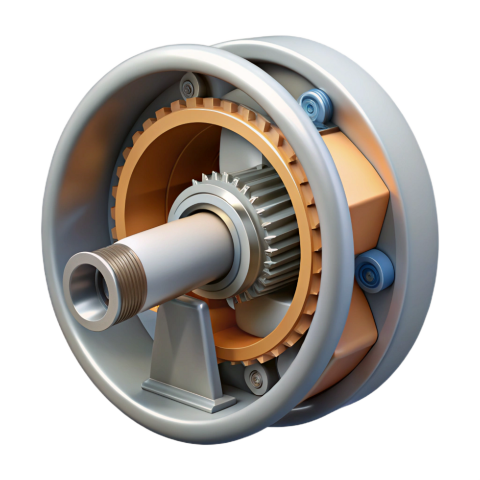 stunning creative Wind Turbine Gearbox Internal View Cutout authentic png