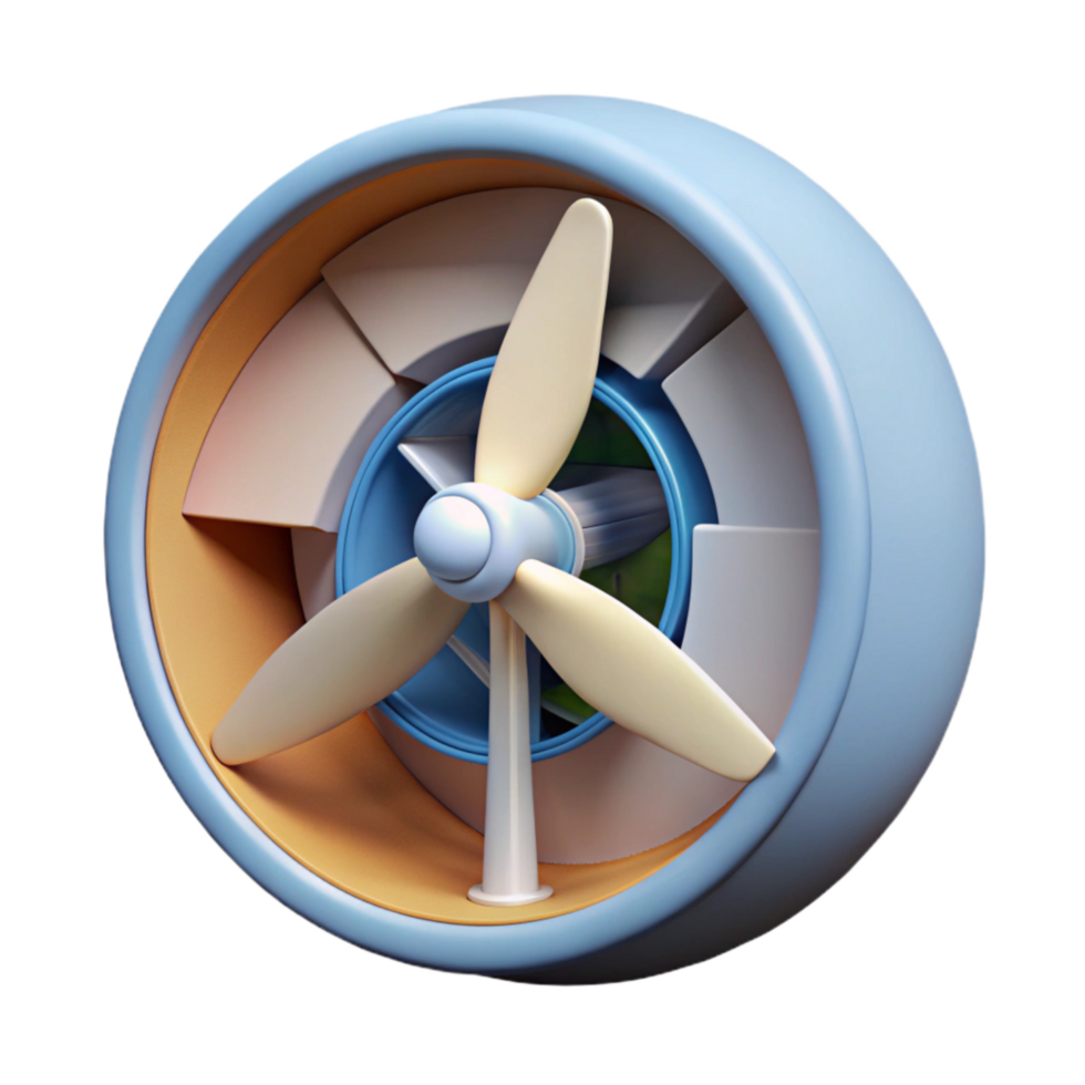 extraordinary traditional Wind Turbine Generator Interior Cutout genuine png