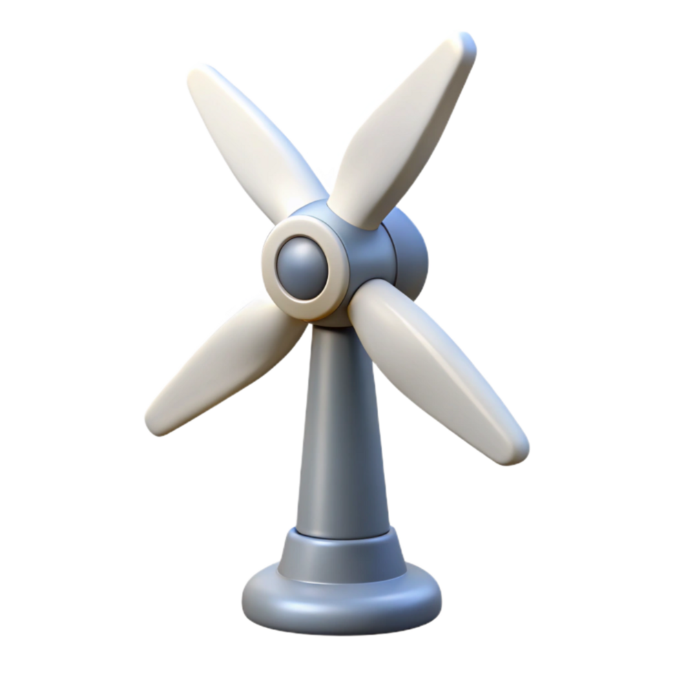 magnificent rustic Wind Turbine Icon Transparent Background detailed png