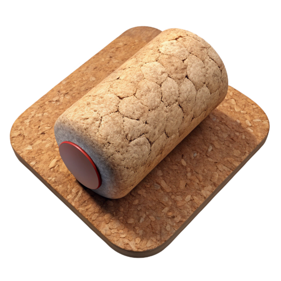 elegant traditional Wine Cork Bath Mat Textured Surface Transparent Background exclusive png