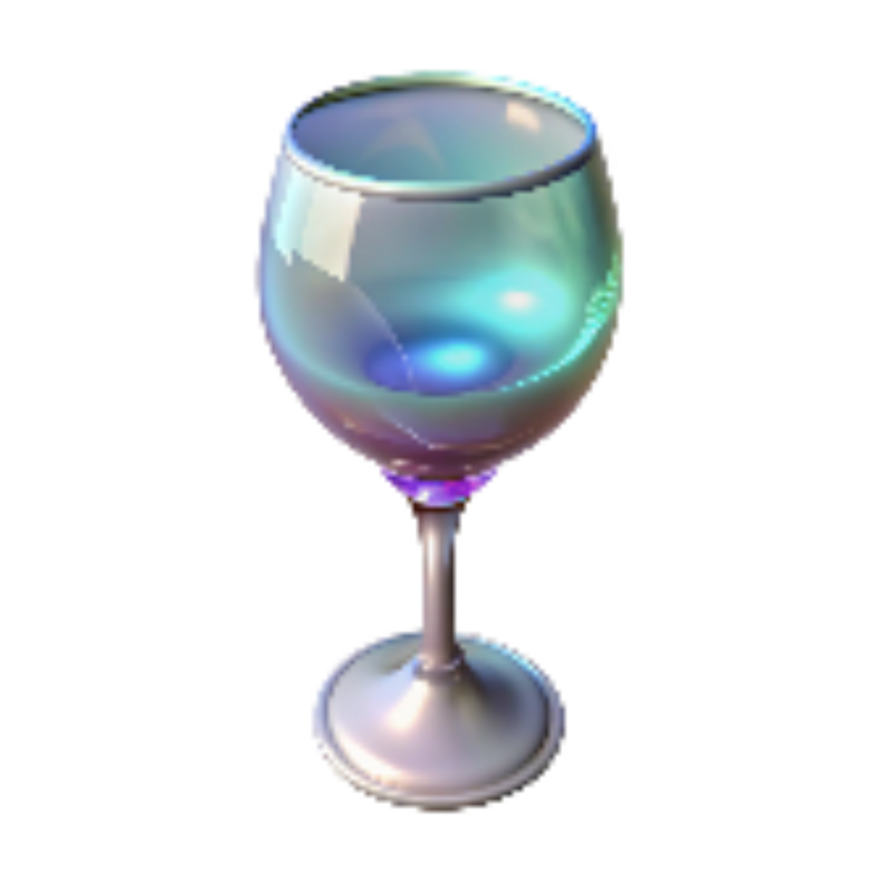 impressive modern Wine Glass Crystal Clear Isolated original png