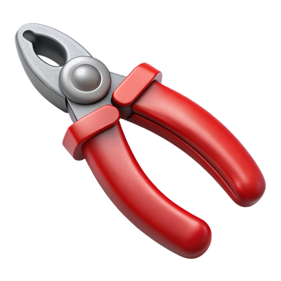 serene traditional Wire Cutters Red Handled Cutout genuine png
