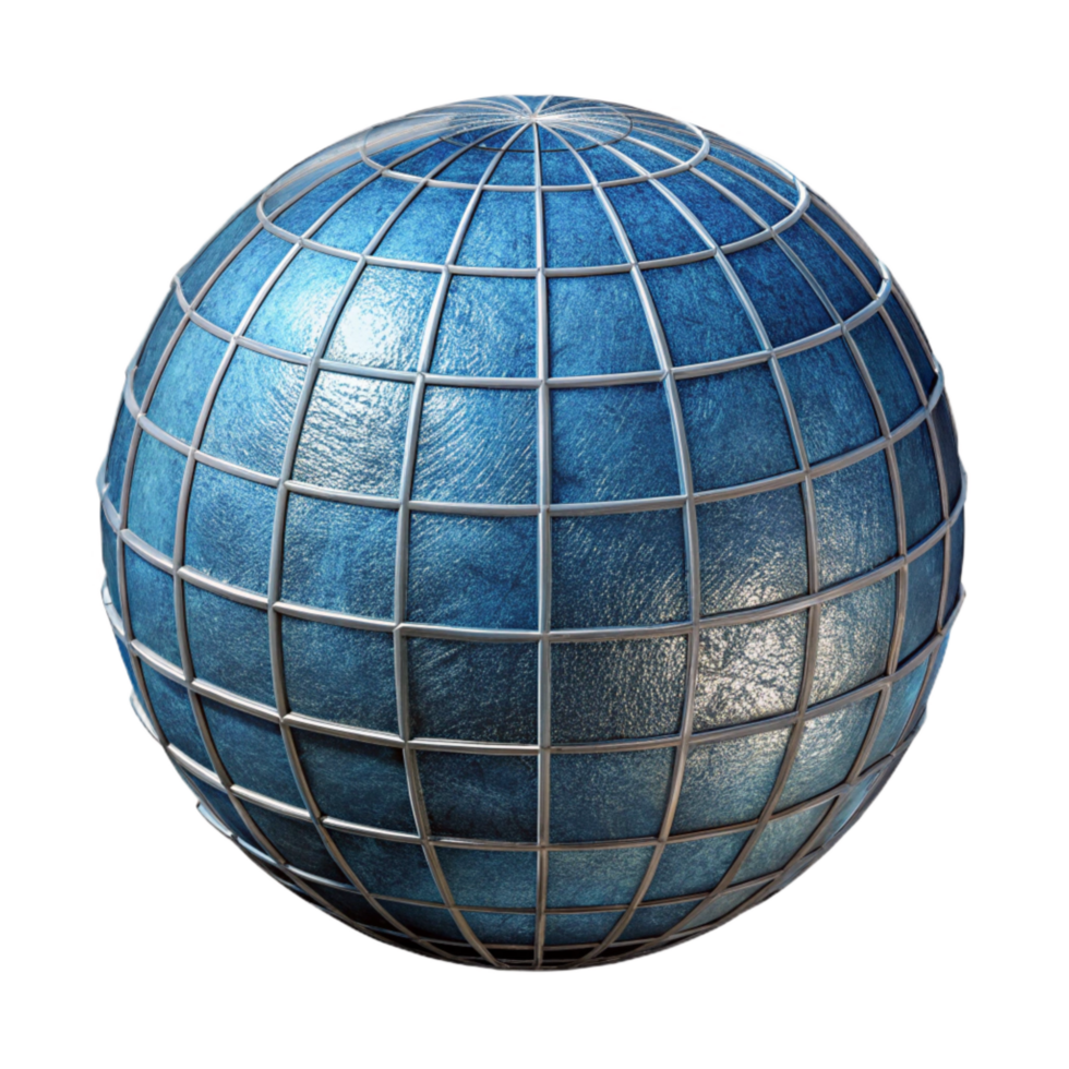 magnificent classic Wireframe Globe Rotating Isolated Cutout authentic png