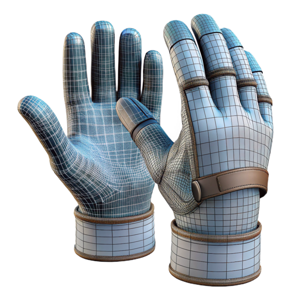 serene vintage Wireframe Vr Gloves Transparent Background original png